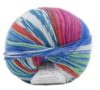 Online Garne Supersocke Sockenwolle 6-fach Merino Color | Strumpfwolle 6-fädig mit Merinowolle | 150g dickes Sockengarn mit Farbverlauf | 75% Wolle, 25% Polyamid (3077)