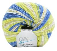 Online Garne Supersocke Sockenwolle 6-fach Merino Color | Strumpfwolle 6-fädig mit Merinowolle | 150g dickes Sockengarn mit Farbverlauf | 75% Wolle, 25% Polyamid (3164)