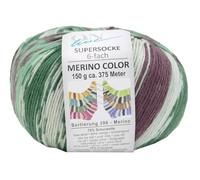 Online Garne Supersocke Sockenwolle 6-fach Merino Color | Strumpfwolle 6-fädig mit Merinowolle | 150g dickes Sockengarn mit Farbverlauf | 75% Wolle, 25% Polyamid (3245)