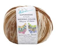 Online Garne Supersocke Sockenwolle 6-fach Merino Color | Strumpfwolle 6-fädig mit Merinowolle | 150g dickes Sockengarn mit Farbverlauf | 75% Wolle, 25% Polyamid (3249)