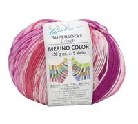 Online Garne Supersocke Sockenwolle 6-fach Merino Color | Strumpfwolle 6-fädig mit Merinowolle | 150g dickes Sockengarn mit Farbverlauf | 75% Wolle, 25% Polyamid (3248)