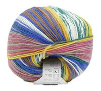 Online Garne Supersocke Sockenwolle 6-fach Merino Color | Strumpfwolle 6-fädig mit Merinowolle | 150g dickes Sockengarn mit Farbverlauf | 75% Wolle, 25% Polyamid (3080)