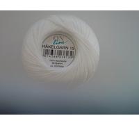 ONline HÄKELGARN Stärke 15 0001 weiß 333 m 50 g Stärke 15 0001 weiß 333 m 100% Baumwolle