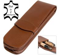 ONLINE Lederetui classic brown für 2 Stifte 1 Stk.