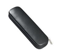 ONLINE Lederetui Zipper schwarz für 2 Stifte 1 Stk.