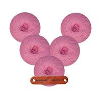 ONline Linie 107 Supersoft 253 Premium Wolle 5 x 50g weich für hautfreundliche Lieblingsstücke und vielseitige Alltagsideen mit mySearose Label