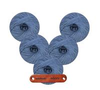 ONline Linie 107 Supersoft 257 Premium Wolle 5 x 50g weich für hautfreundliche Lieblingsstücke und vielseitige Alltagsideen mit mySearose Label