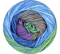 ONline Linie 107 Supersoft Color 406 - blau/grün/lila/beige