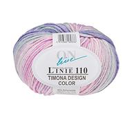 Online Wolle Trend-Collection Linie 110 Timona Design Color 50g Garn 60% Schurwolle Strickgarn Häckelgarn Farbe 306