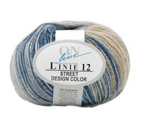 Online Linie 12 Street Design Color auch als Merino Sockenwolle mit Farbverlauf, 75% Schurwolle, 25% Polyamid, 50g 210m, Nadelstärke 2,5-3 mm (133)