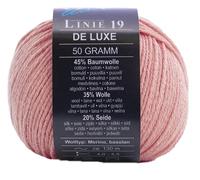 Online Linie 19 De Luxe Farbe 13 rosa, Wolle mit Seide, Merinowolle und Baumwolle