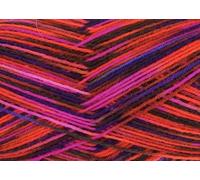 ONline Linie 3 Supersocke 100 Color 730 - rot/pink/violett