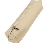 Online Premium-Schlampermäppchen/Pencil Case Retro Beige I Stylisches Schlamperetui für Jungen & Mädchen I Federmäppchen mit praktischem Reißverschluss I 1 Fach I Ideal für Schule, Uni & Büro