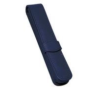 ONLINE Schreibgeräte-Etui aus Echtleder für 1 Stift blau, 2.5x14.5x2.5 cm