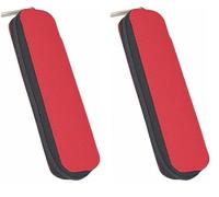 Online Stifte-Etui, Stylisches Stiftemäppchen mit Reißverschluss, mit 2 Stift-Schlaufen, Tasche für Kugelschreiber, Füller, Pinsel etc, Federmäppchen für Schule, Uni & Büro (Packung mit 2)