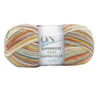 Online Supersocke 4-fach Color mit Aloe Vera und Jojobaöl, Sockenwolle 4-fädig, Strumpfwolle mit Farbverlauf, Wolle zum Socken stricken, häkeln | 75% Wolle, 25% Polyamid, 100g 420m, NS 2,5-3mm (3023)