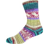 ONline Supersocke 6-fach 150g Sort. 372 Merino Color 3075 - pink/lila/türkis/grüngelb