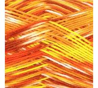 ONline Supersocke Linie 7 Color 6-fach 704 - gelb/orange/dunkelorange