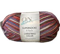 ONline Supersocke Sort. 362 Christmas Color 100g 3007 -