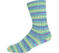 ONline Supersocke Sort. 365 Silk-Color 100g 3030 - türkis/lila/blau