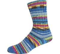 ONline Supersocke Sort. 366 Merino Extrafein Color 100g 3034 - Blau/Pink/Gelb/Oliv