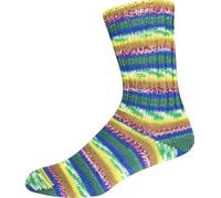 ONline Supersocke Sort. 383 Style Color mit Aloe Vera und Jojobaöl 100g 3156 - grün/blau/gelb/ocker