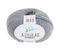 ONline Wolle Street Linie 12 50g 210m Lauflänge 75% Schurwolle 25% Polyamid Farbe 16