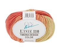 Online Wolle Trend-Collection Linie 110 Timona Design Color 50g Garn 60% Schurwolle Strickgarn Häckelgarn Farbe 307