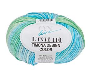 Online Wolle Trend-Collection Linie 110 Timona Design Color 50g Garn 60% Schurwolle Strickgarn Häckelgarn Farbe 305
