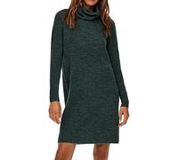 Strickkleid ONLY "ONLJANA L/S COWLNCK DRESS WOOL KNT NOOS" Gr. M (38), N-Gr, grün (mallard green detail:with melange) Damen Kleider Langarm Bestseller (35759802-M)