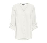 ONLY - ONLJANA METTE V-NECK LS SHIRT NOOS WVN Cloud Dancer - Gr. - XL