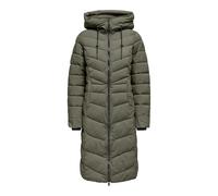 Steppmantel ONLY "ONLJULIET LIFE QUILT COAT OTW", Damen, Gr. L, grün (kalamata), Web, Obermaterial: 100% Polyester, unifarben, Mäntel Steppmantel (62939814-L)