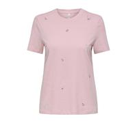 ONLY - ONLKETTY SLUB S/S O-NECK TOP JRS Romance Rose - Gr. - L