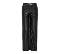 ONLY - ONLKIRI HW STR FAUX LEATHER PNT black, S/32