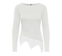 ONLY - ONLLAILA L/S LACE MIX TOP JRS NOOS Cloud Dancer - Gr. - S