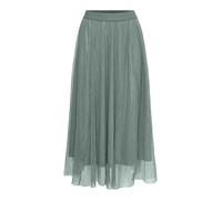 Maxirock ONLY "ONLLAVINA SKIRT JRS", Damen, Gr. L, chinois grün, Jersey, Obermaterial: 100% Polyester, unifarben, wadenlang, Röcke Maxirock, Polyester (18622528-L) chinois grün