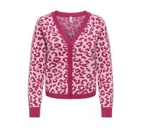 ONLY - ONLLEO LS V-NECK CARDIGAN KNT NOOS Sangria - Gr. - XS