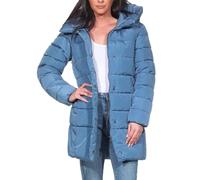 Steppjacke ONLY "ONLLINA PUFFER COAT CC OTW" Gr. XS (34), blau (coronet blue) Damen Jacken (97982154-XS) coronet blue