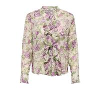 Onllisa-Peninna L/S Frill AOP Shirt WVN