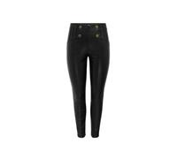 ONLY Damen ONLLOLA Faux Leather CC OTW Leggings, Black, 46W / 32L