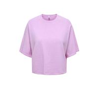 ONLY - ONLLOYAL 2/4 O-NECK KNT NOOS Super Pink - Gr. - XS