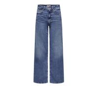 ONLY Female Jeans mit weitem Bein ONLMADISON Hohe Taille Weiter Beinschnitt Jeans