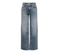 ONLY Female Jeans mit weitem Bein ONLMADISON Hohe Taille Weiter Beinschnitt Jeans