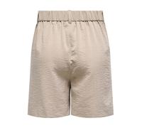 Only Shorts ONLMARSA SOLID SHORTS WVN Damen locker geschnitten knielang meliert beige Gr. S