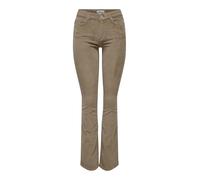 Only Flared Cordhose aus Baumwoll-Mix Modell 'MARY' in Taupe, Größe 40/30
