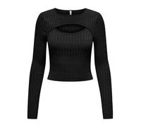 ONLMEDDI LS CABLE CROP O-NECK CC KN L