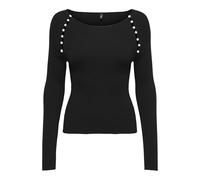 Onlmeddi Ls Pearl Rib Wide O-Neck Cc KNT