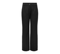 ONLY Anzughose ONLMIA Gerade geschnitten Hohe Taille Stretch Damen Schwarz Gr. 42 L32
