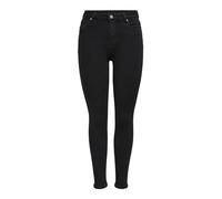 Skinny-fit-Jeans ONLY "ONLMILA HW SK ANK DNM BJ380 NOOS" Gr. 28, Länge 34, schwarz (black) Damen Jeans Röhrenjeans (89486865-28)