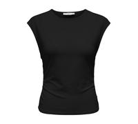 ONLY - ONLMIRA CAPSL RUCHING TOP JRS NOOS Black - Gr. - S